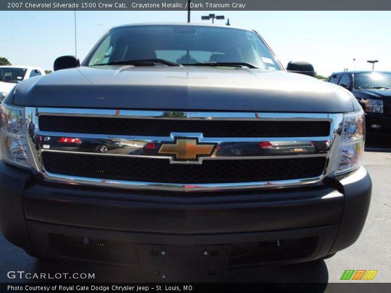 Graystone Metallic / Dark Titanium Gray 2007 Chevrolet Silverado 1500 Crew Cab