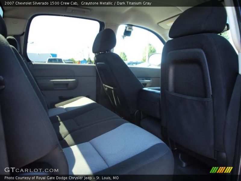 Graystone Metallic / Dark Titanium Gray 2007 Chevrolet Silverado 1500 Crew Cab
