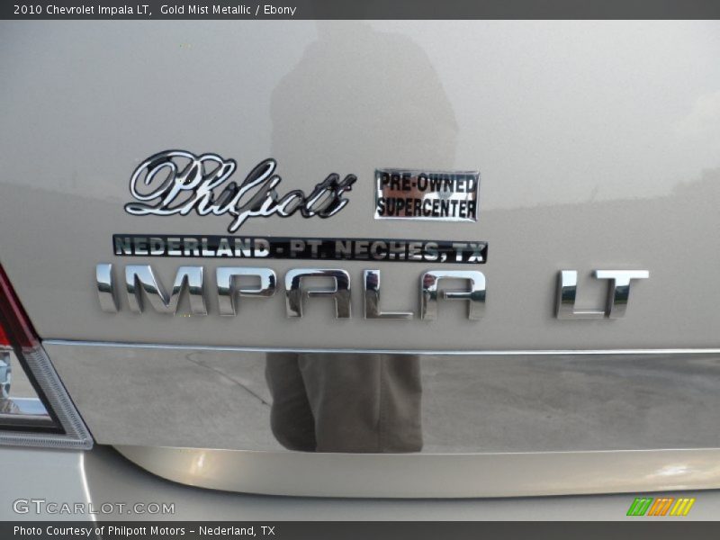 Gold Mist Metallic / Ebony 2010 Chevrolet Impala LT