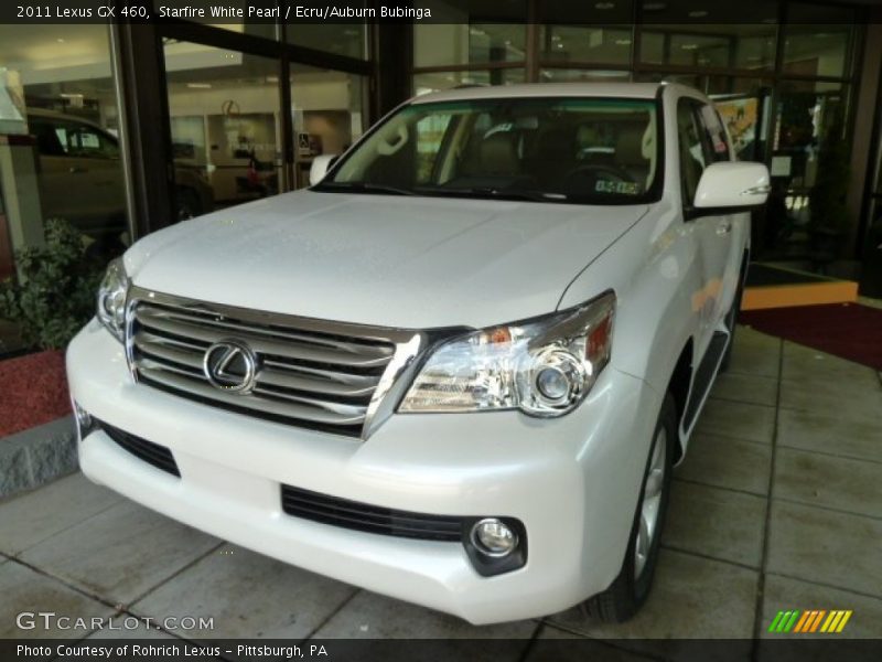 Starfire White Pearl / Ecru/Auburn Bubinga 2011 Lexus GX 460