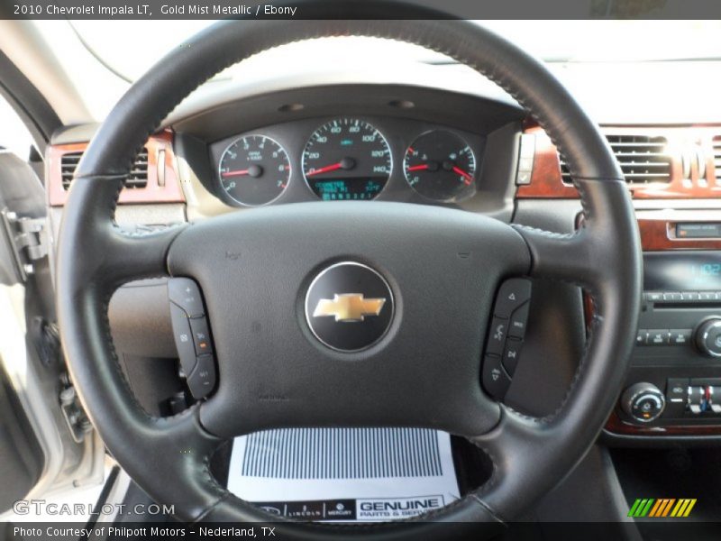 Gold Mist Metallic / Ebony 2010 Chevrolet Impala LT