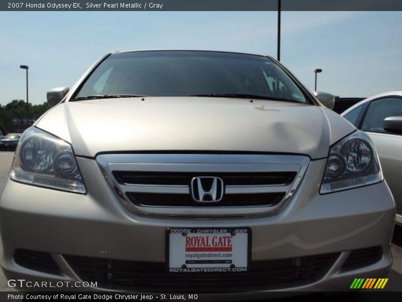 Silver Pearl Metallic / Gray 2007 Honda Odyssey EX