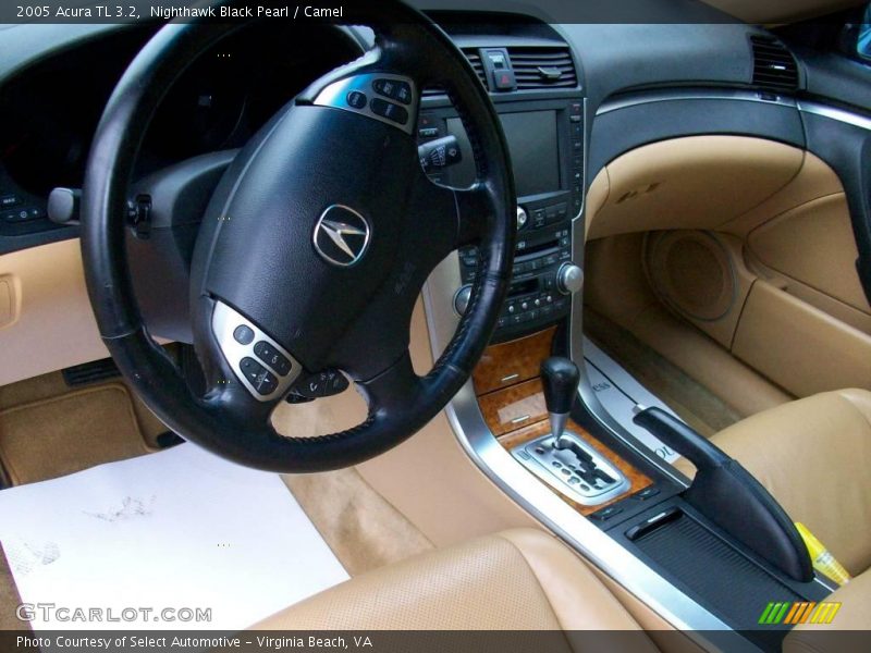 Nighthawk Black Pearl / Camel 2005 Acura TL 3.2