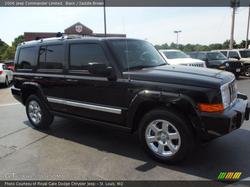 Black / Saddle Brown 2006 Jeep Commander Limited
