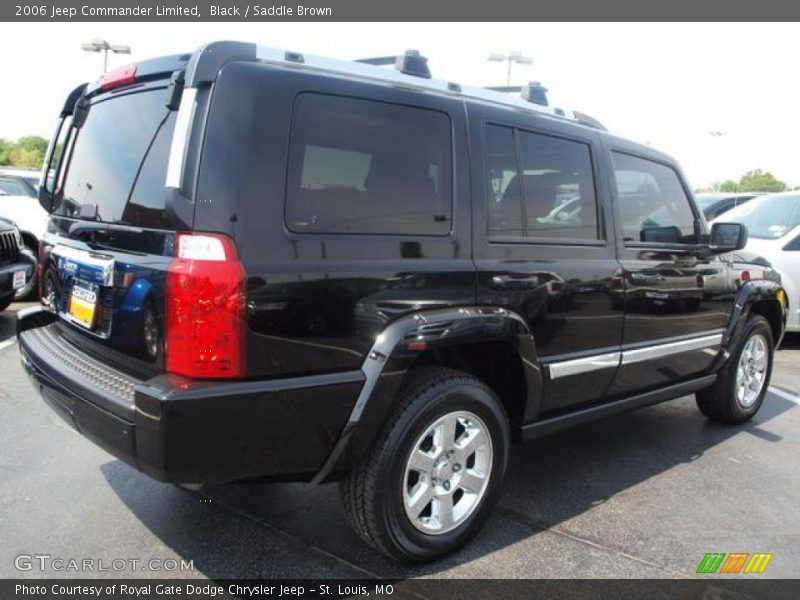 Black / Saddle Brown 2006 Jeep Commander Limited