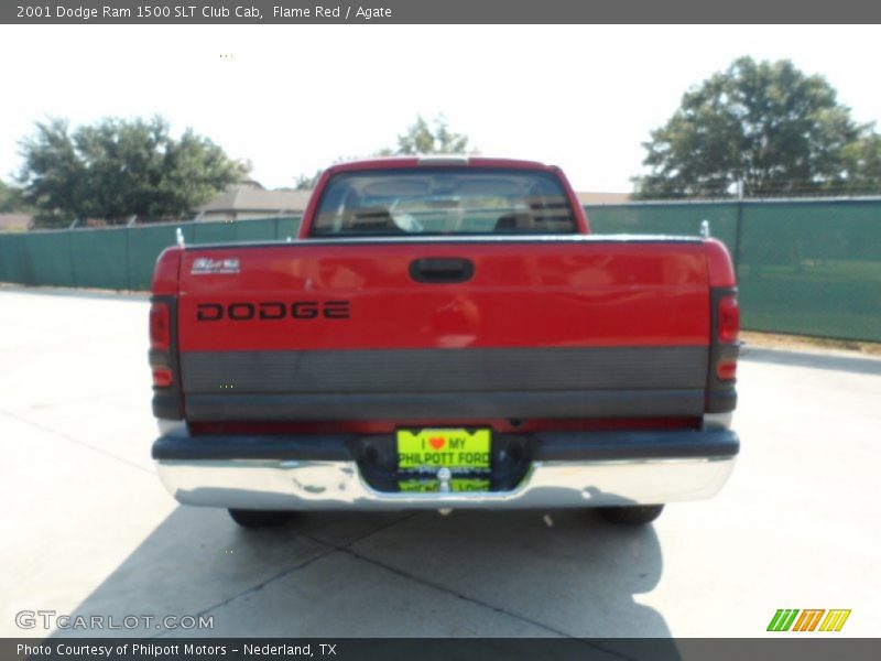 Flame Red / Agate 2001 Dodge Ram 1500 SLT Club Cab