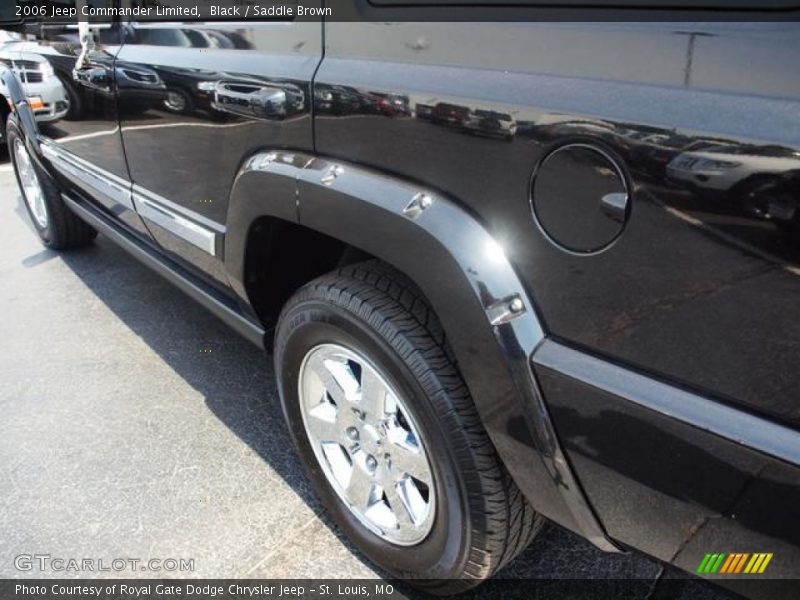 Black / Saddle Brown 2006 Jeep Commander Limited