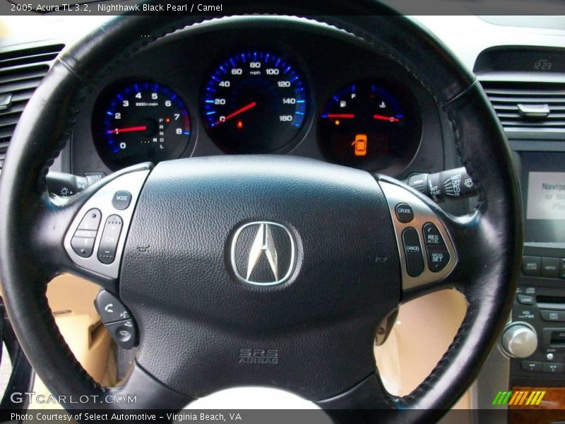 Nighthawk Black Pearl / Camel 2005 Acura TL 3.2