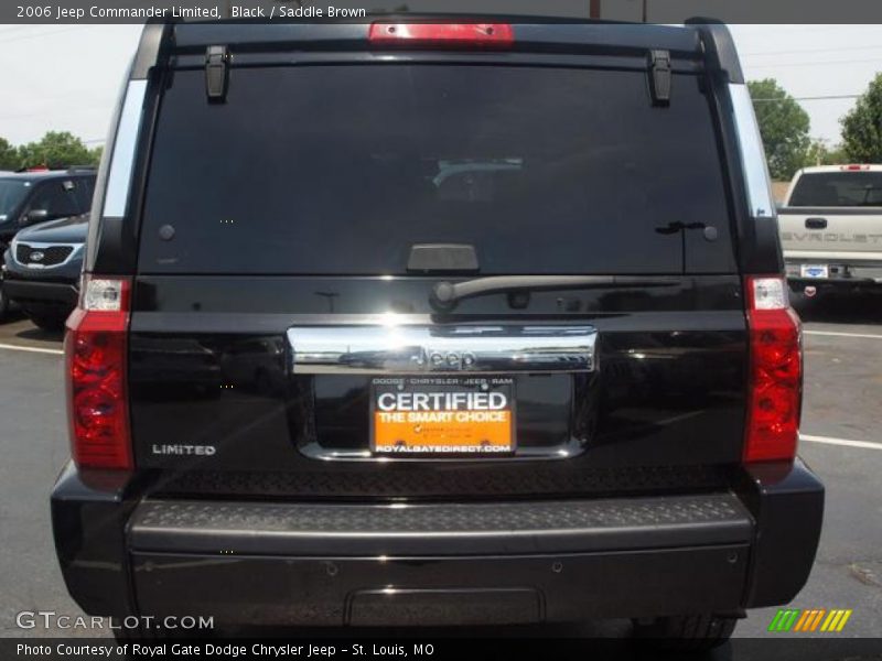 Black / Saddle Brown 2006 Jeep Commander Limited