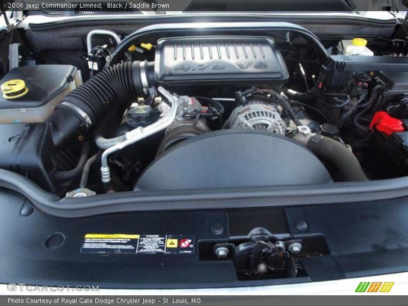 Black / Saddle Brown 2006 Jeep Commander Limited