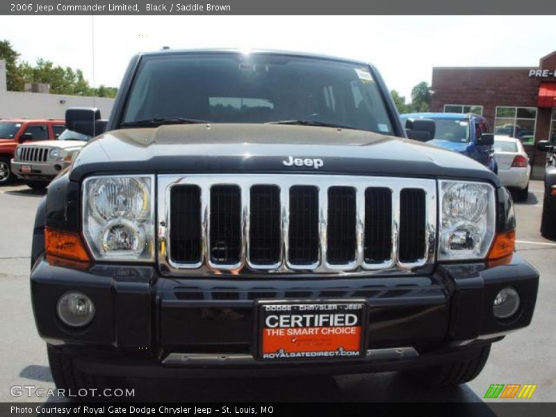 Black / Saddle Brown 2006 Jeep Commander Limited
