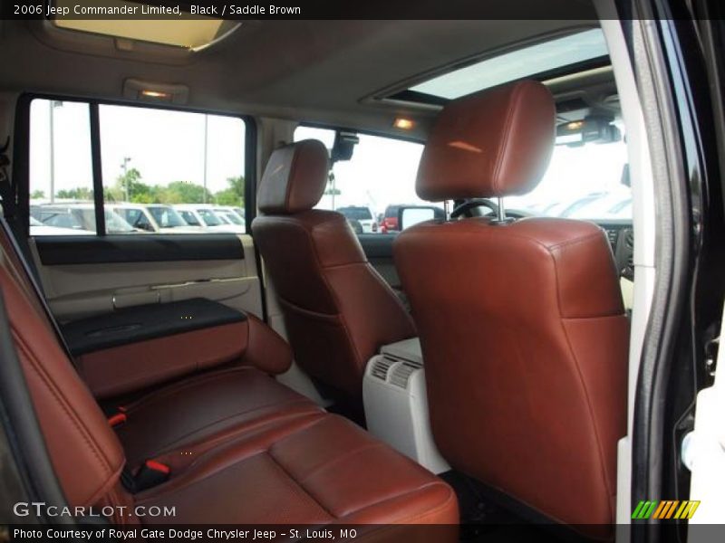 Black / Saddle Brown 2006 Jeep Commander Limited