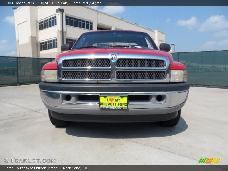 Flame Red / Agate 2001 Dodge Ram 1500 SLT Club Cab