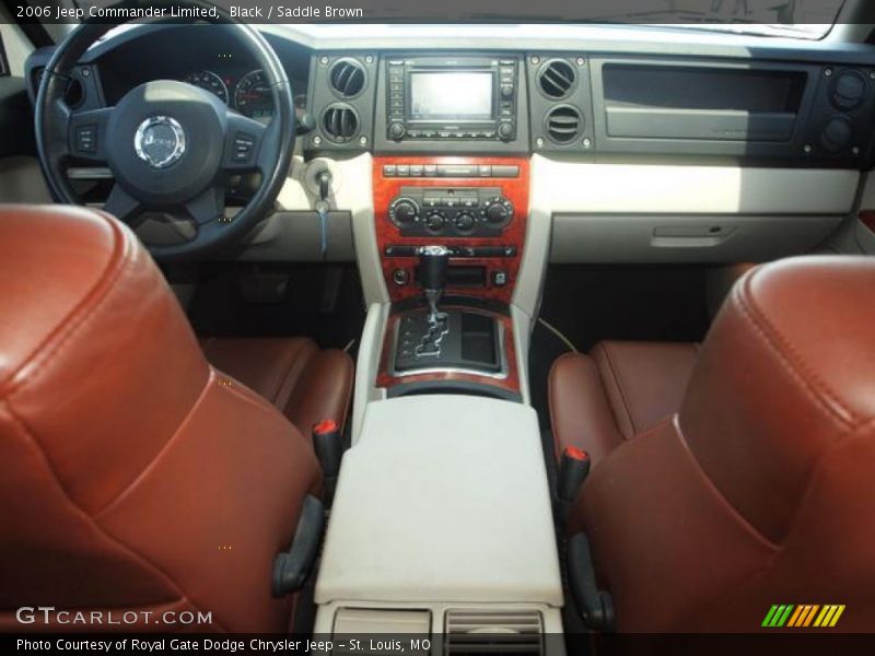 Black / Saddle Brown 2006 Jeep Commander Limited