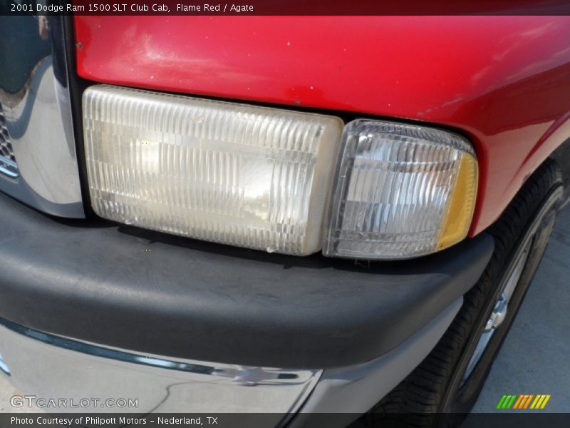 Flame Red / Agate 2001 Dodge Ram 1500 SLT Club Cab