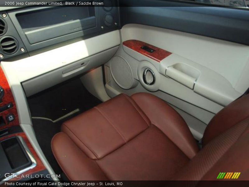 Black / Saddle Brown 2006 Jeep Commander Limited