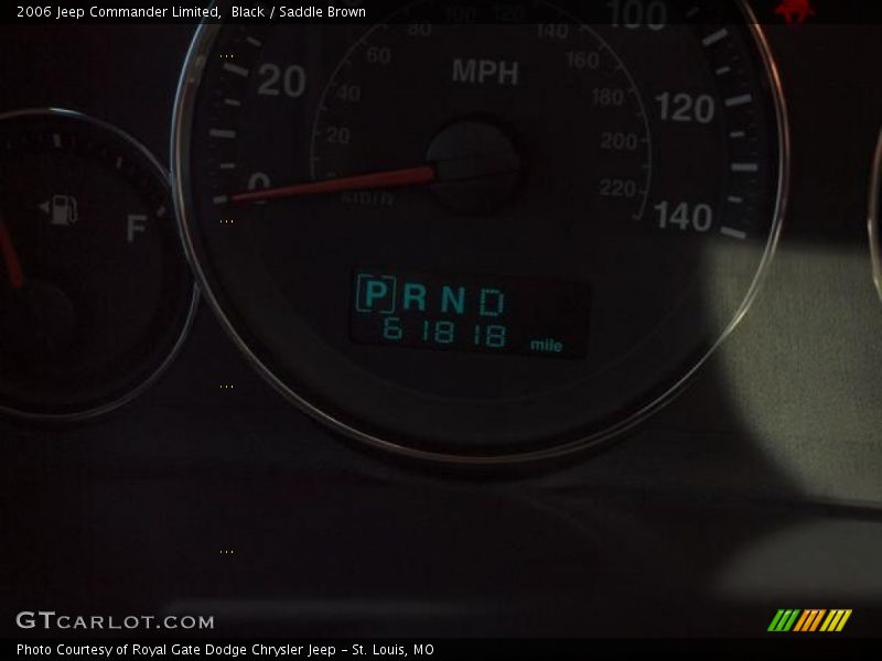 Black / Saddle Brown 2006 Jeep Commander Limited