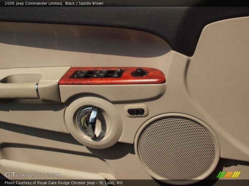 Black / Saddle Brown 2006 Jeep Commander Limited