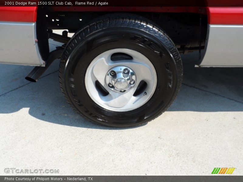 Flame Red / Agate 2001 Dodge Ram 1500 SLT Club Cab
