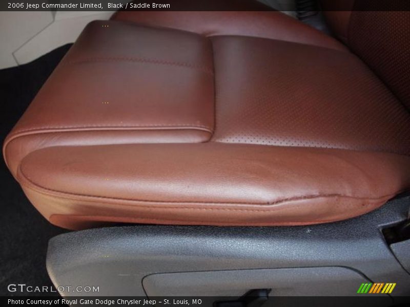 Black / Saddle Brown 2006 Jeep Commander Limited