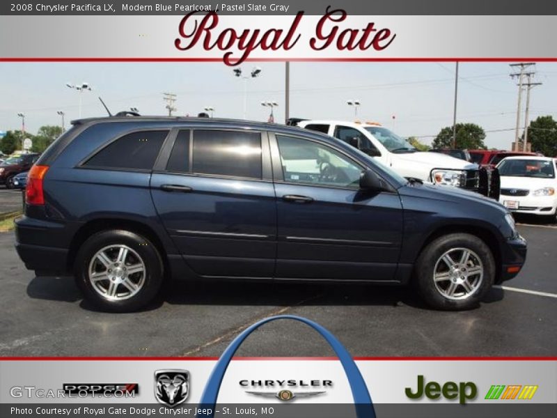 Modern Blue Pearlcoat / Pastel Slate Gray 2008 Chrysler Pacifica LX