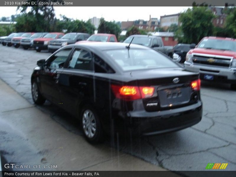Ebony Black / Stone 2010 Kia Forte EX