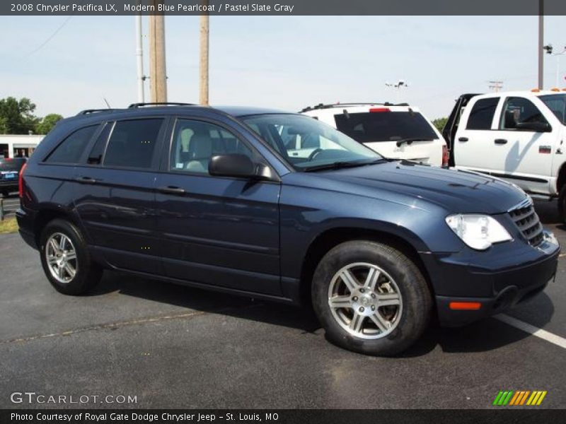 Modern Blue Pearlcoat / Pastel Slate Gray 2008 Chrysler Pacifica LX