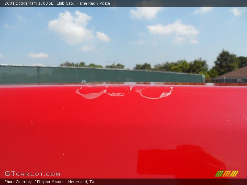 Flame Red / Agate 2001 Dodge Ram 1500 SLT Club Cab