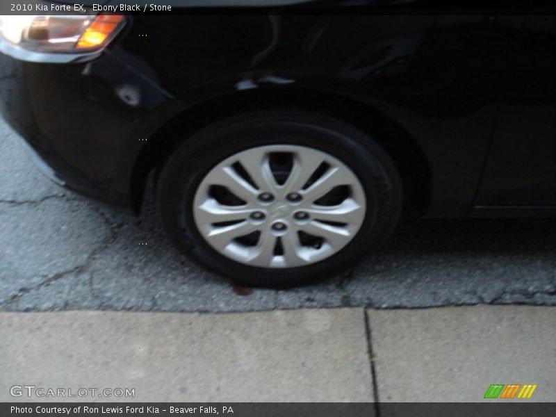 Ebony Black / Stone 2010 Kia Forte EX