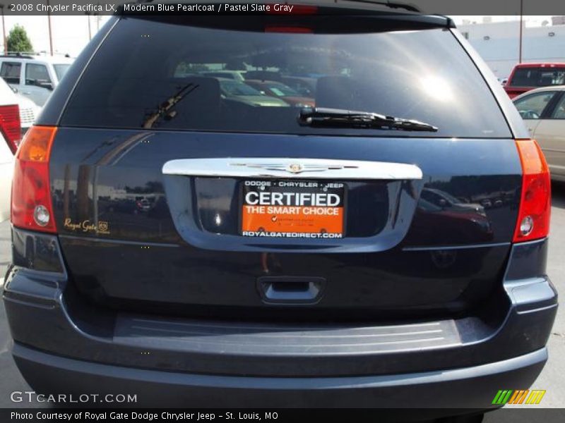 Modern Blue Pearlcoat / Pastel Slate Gray 2008 Chrysler Pacifica LX