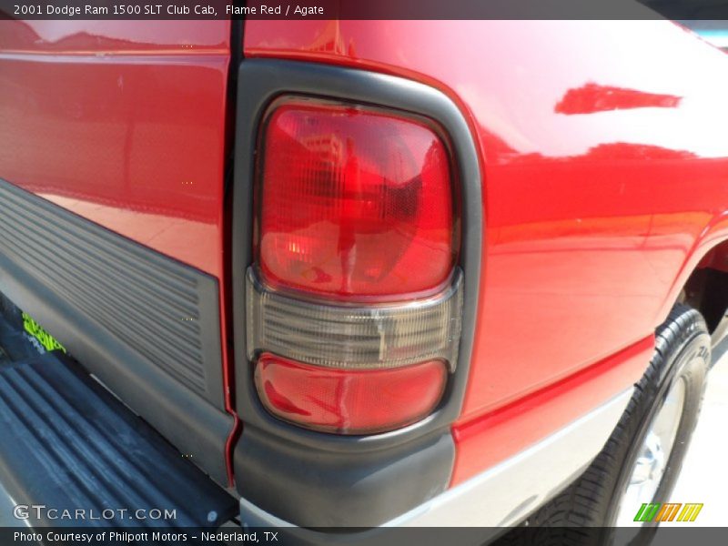 Flame Red / Agate 2001 Dodge Ram 1500 SLT Club Cab