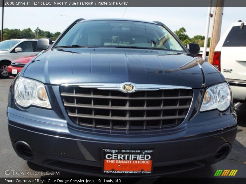 Modern Blue Pearlcoat / Pastel Slate Gray 2008 Chrysler Pacifica LX