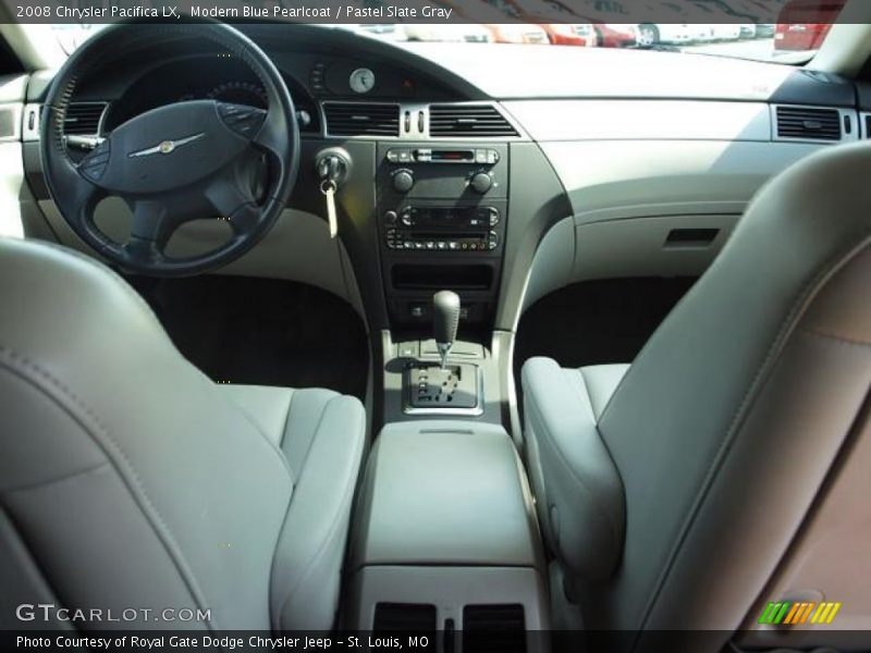 Modern Blue Pearlcoat / Pastel Slate Gray 2008 Chrysler Pacifica LX