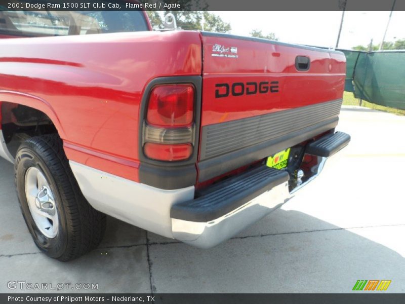 Flame Red / Agate 2001 Dodge Ram 1500 SLT Club Cab