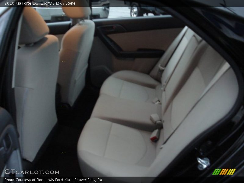 Ebony Black / Stone 2010 Kia Forte EX