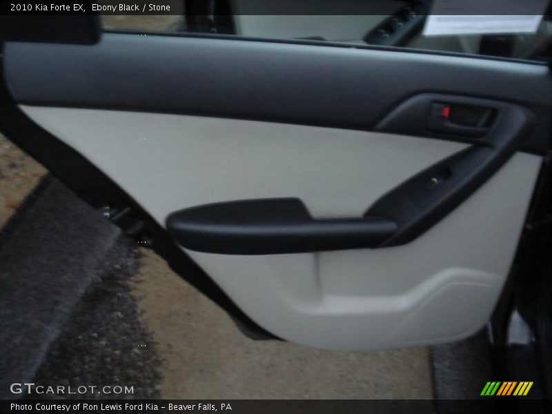 Ebony Black / Stone 2010 Kia Forte EX