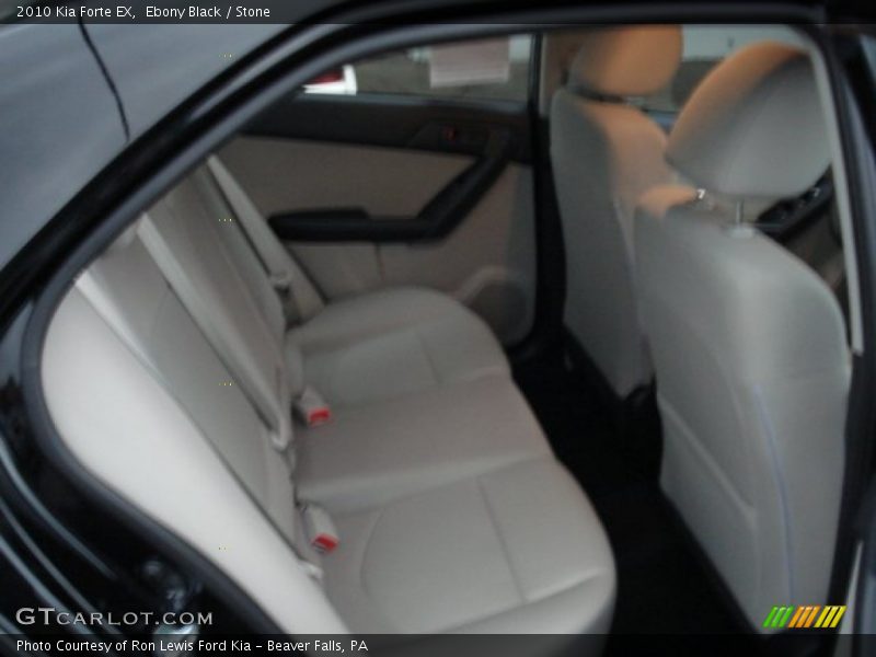Ebony Black / Stone 2010 Kia Forte EX