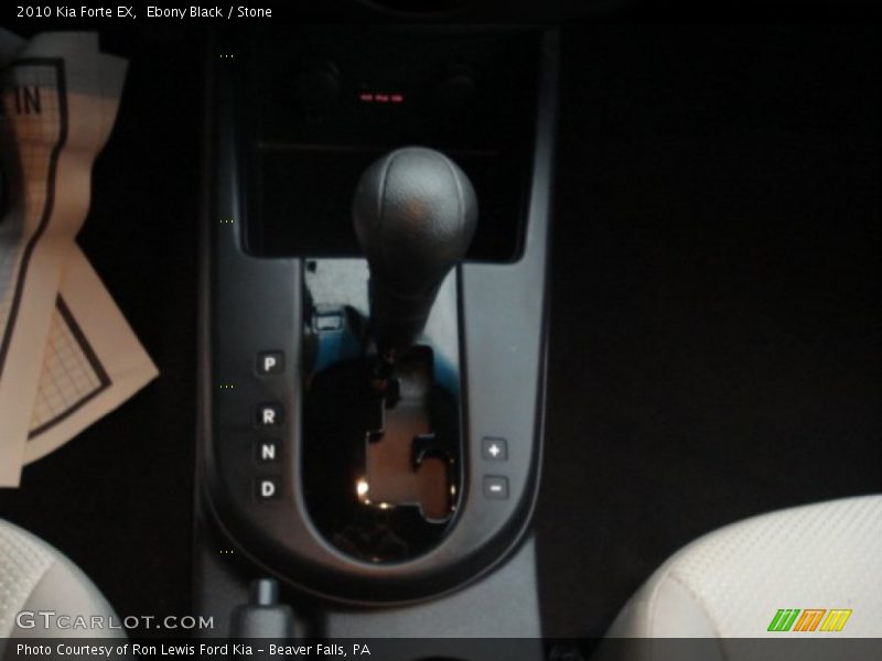 Ebony Black / Stone 2010 Kia Forte EX