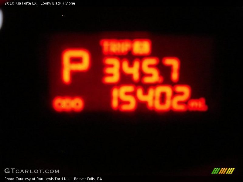Ebony Black / Stone 2010 Kia Forte EX