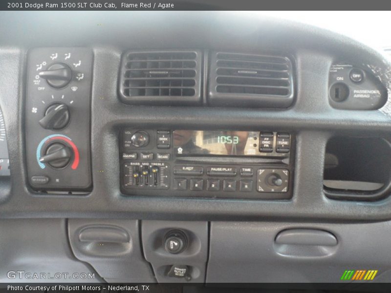 Flame Red / Agate 2001 Dodge Ram 1500 SLT Club Cab