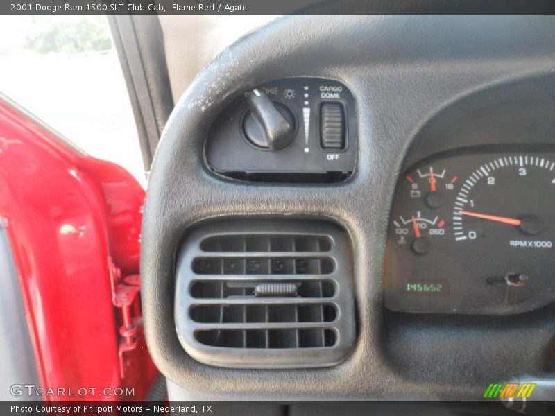 Flame Red / Agate 2001 Dodge Ram 1500 SLT Club Cab