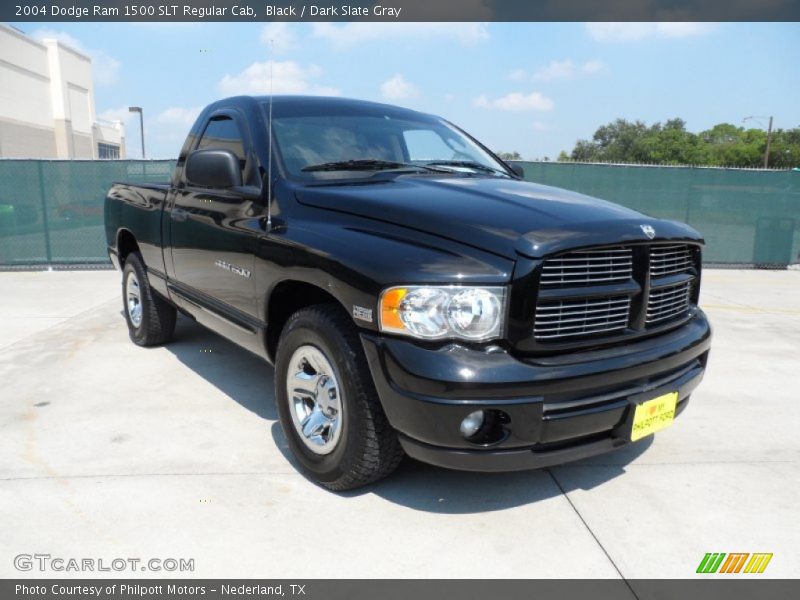 Black / Dark Slate Gray 2004 Dodge Ram 1500 SLT Regular Cab