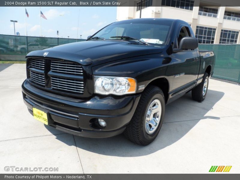 Black / Dark Slate Gray 2004 Dodge Ram 1500 SLT Regular Cab