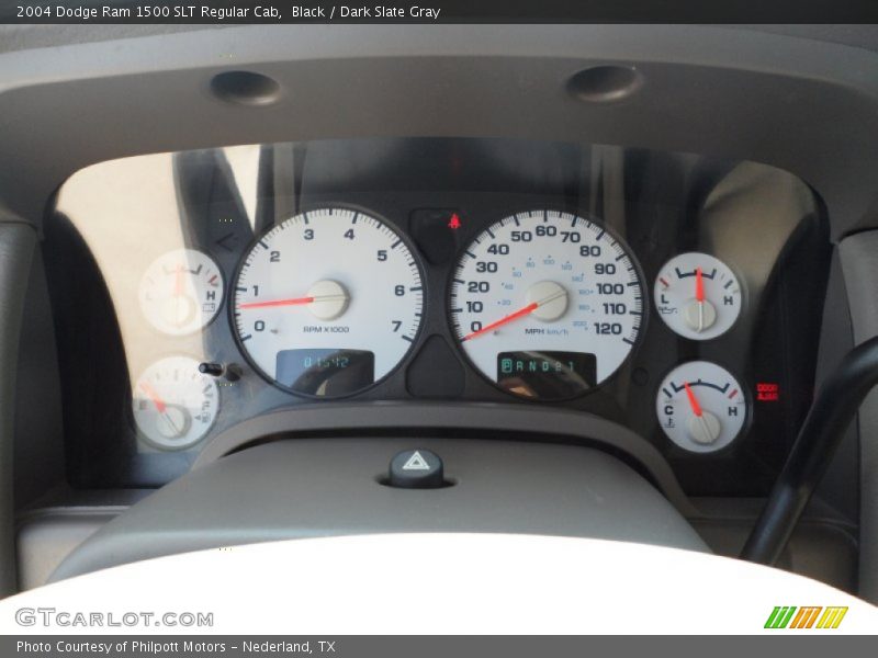 Black / Dark Slate Gray 2004 Dodge Ram 1500 SLT Regular Cab