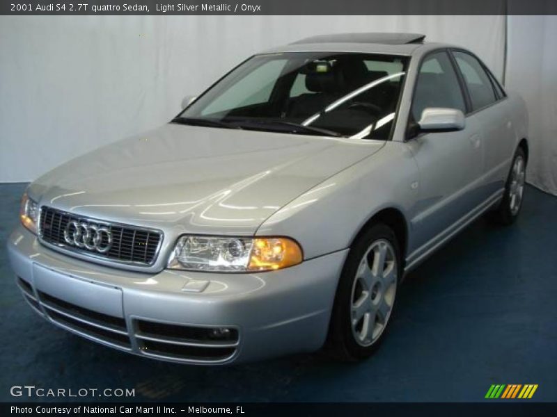 Light Silver Metallic / Onyx 2001 Audi S4 2.7T quattro Sedan