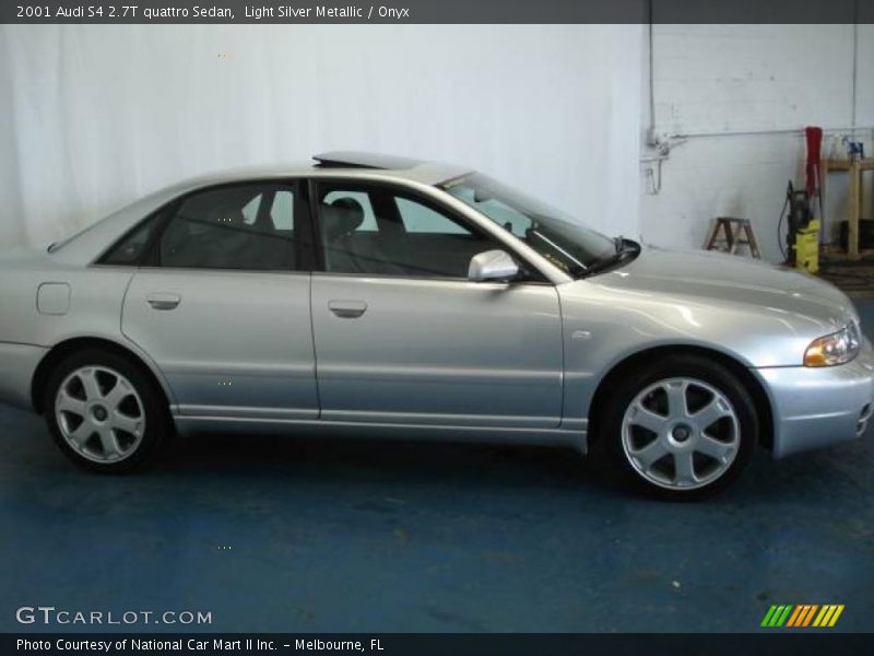 Light Silver Metallic / Onyx 2001 Audi S4 2.7T quattro Sedan