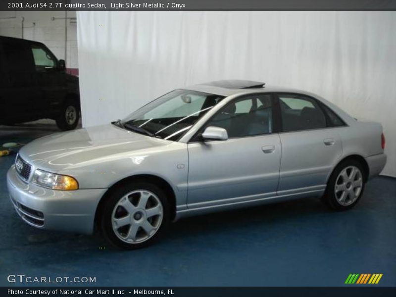 Light Silver Metallic / Onyx 2001 Audi S4 2.7T quattro Sedan