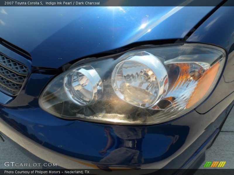 Indigo Ink Pearl / Dark Charcoal 2007 Toyota Corolla S