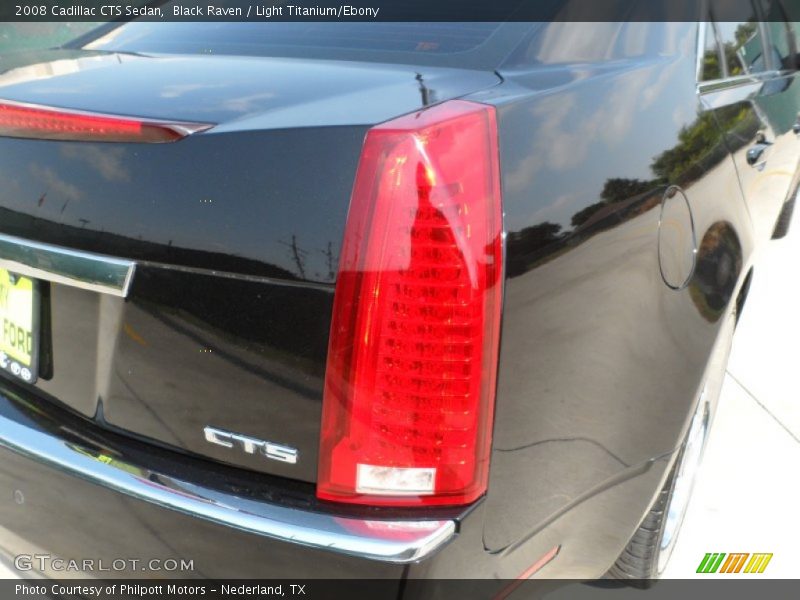 Black Raven / Light Titanium/Ebony 2008 Cadillac CTS Sedan