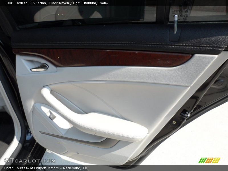 Black Raven / Light Titanium/Ebony 2008 Cadillac CTS Sedan